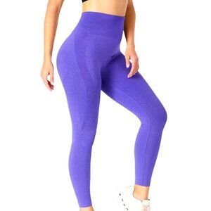Women’s Scrunch Butt Seamless Leggings –High Waisted Contour Yoga Pants, Workout